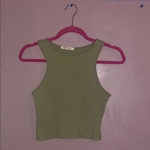 BETTER BE GREEN CROP TOP SIZE L